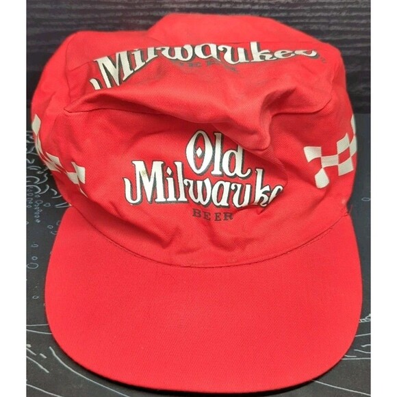 Vintage Old Milwaukee Beer Rare Painters Racing Hat Snapback Adjustable Cap - Picture 1 of 5